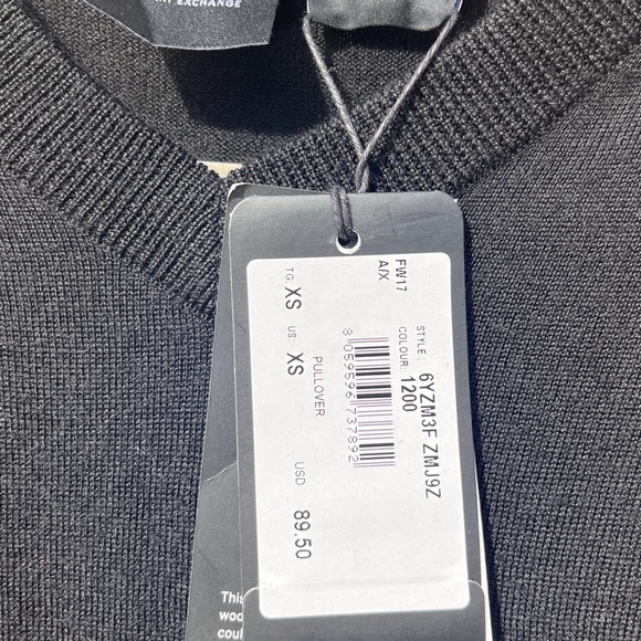Armani Exchange men wool sweater, brand new with tag! - Picture 5 of 6